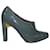 Stella Mc Cartney Scarpe col tacco in pelle verniciata vegana grigia Grigio  ref.1253410