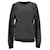 Suéter masculino Tommy Hilfiger com mistura de lã e gola redonda em jacquard em algodão cinza  ref.1253426