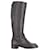 Fendi Knee Length Boots in Black Leather  ref.1253458