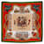 Lenço Hermès Salzburg em seda vermelha  ref.1253488