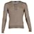 Tom Ford Ribbed Henley Sweater in Grey Cashmere and Silk Wool  ref.1253527