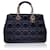 Christian Dior Lady Piel Cannage Grabada Negra 95.22 Tote bag Negro Cuero  ref.1253558