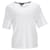 Tommy Hilfiger T-Shirt mit Spitzenärmeln für Damen Weiß Baumwolle  ref.1253561