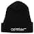 Off White OFF-WHITE  Hats & pull on hats T.International M Wool Black  ref.1253633