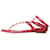 Valentino Sandalias de gladiador rojas de piel con tachuelas - talla UE 35 Cuero  ref.1253644