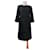 Paule Ka Dresses Black Golden Cotton Polyester Tweed Polyamide Acrylic  ref.1253689
