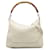 Gucci White Bamboo Diana Satchel Leather Pony-style calfskin  ref.1253741