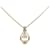 Dior Gold Logo Charm Pendant Necklace Golden Metal Gold-plated  ref.1253781