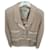 Cambon Chanel Vintage beige suit set with gold button Wool  ref.1253791