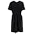 Vestido feminino Tommy Hilfiger Regular Fit em poliéster preto  ref.1253821