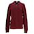 Tommy Hilfiger Baumwollpullover mit durchgehendem Reißverschluss für Herren Rot Bordeaux Baumwolle  ref.1253829