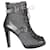 Stuart Weitzman Lace-up Ankle Boots Black Leather  ref.1253832