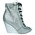 Chanel Silver boots Silvery Metallic  ref.1253887