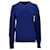 Tommy Hilfiger Mens V Neck Wool Jumper in Blue Wool  ref.1253901