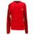 Tommy Hilfiger Mens Essential Monogram Logo Jumper in Red Cotton  ref.1253902