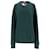Tommy Hilfiger Suéter masculino de malha canelada de algodão orgânico Verde  ref.1253927
