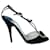 Jimmy Choo Black Satin Heels with Crystal Accent Leather  ref.1253962