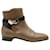 Hermès Neo Boots mit Kelly Lock in Braun Leder  ref.1253967
