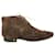 Louis Vuitton Zapatos con cordones de ante marrónes Castaño Suecia  ref.1253976