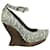 Autre Marque Snakeskin Studded Wedges Leather  ref.1254004