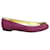 Giuseppe Zanotti dark pink/ Purple Ballerinas with Embellishments Leather  ref.1254026