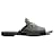 Gucci Malaga Horsebit Accent Slides Black Leather  ref.1254035