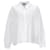 Tommy Hilfiger Top tejido tipo camisa de manga larga con ajuste regular para mujer Blanco Algodón  ref.1254047