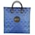 Sac cabas vertical monogramme en nylon éconyl bleu Gucci Off The Grid Toile  ref.1254053