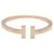 Tiffany & Co TIFFANY Y COMPAÑIA. Pulsera Tiffany T en 18kt oro rosa Metálico Metal  ref.1254065