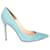 Gianvito Rossi Light Blue Suede Pointed Toe Heels Leather  ref.1254072