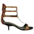 Gianvito Rossi Snakeskin Sandals with Low Heel Leather  ref.1254081