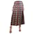 Gucci Saia plissada geométrica roxa - tamanho UK 8 Roxo Seda  ref.1254102