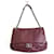Chanel Coco Pleats Flap Bag Burgundy Quilted Leather Prune  ref.1254135