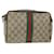 GUCCI GG Supreme Web Sherry Line Clutch Bag Beige Red 63 014 3553 Auth bs9830  ref.1254156