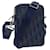 Christian Dior Trotter Canvas Shoulder Bag Blue Auth 62901A  ref.1254175