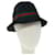 GUCCI Web Sherry Line Hat Nylon M Size Black Red Green Auth am5552  ref.1254275