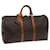 Louis Vuitton Monograma Keepall 50 Boston Bag M41426 Autenticação de LV 64151 Lona  ref.1254390