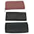 Autre Marque BOTTEGAVENETA INTRECCIATO Wallet Leather 3Set Black Pink Auth 62859  ref.1254392