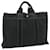 Hermès HERMES Deauville MM Tote Bag Toile Noir Auth bs10728  ref.1254450
