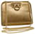 Salvatore Ferragamo Gancini Chain Umhängetasche Leder Gold Auth 53278 Golden  ref.1254462