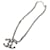 CHANEL Kette Halskette Silber CC Auth bs12166 Metall  ref.1254475