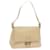 FENDI Mamma Baguette Shoulder Bag Leather Beige Auth bs10191  ref.1254598
