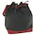 LOUIS VUITTON Bolso de hombro Epi Noe bicolor Negro Rojo M44017 Bases de autenticación de LV9852 Roja Cuero  ref.1254604