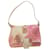 FENDI Zucchino Canvas Mamma Baguette Shoulder Bag Pink Auth 58332  ref.1254616