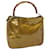 GUCCI Bamboo Hand Bag Patent leather Gold Tone 001 2404 Auth ti1440  ref.1254666