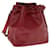 LOUIS VUITTON Epi Petit Noe Shoulder Bag Red M44107 LV Auth 62508 Leather  ref.1254668