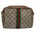 GUCCI GG Supreme Web Sherry Line Clutch Bag Beige Red 89 01 012 Auth bs10937  ref.1254674