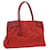 PRADA Hand Bag Nylon Red Auth bs11015  ref.1254727