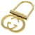 GUCCI ineinandergreifender Schlüsselring aus Metall in Goldfarbe, Authentizität2581  ref.1254758