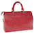 Louis Vuitton Epi Speedy 30 Bolsa de Mão Castelhano Vermelho M43007 Autenticação de LV 63023 Couro  ref.1254901